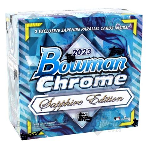 Bowman Chrome Baseball Sapphire Edition Box