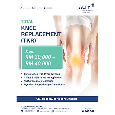 Total Knee Replacement TKR Surgery Package