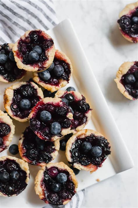 Easy Mini Blueberry Tarts Gluten Free Dairy Free And Vegan