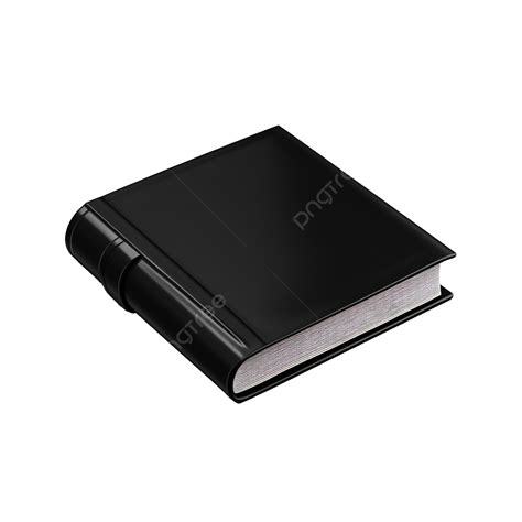 Illustration Of A Book With A Black Cover Book Black Read Png