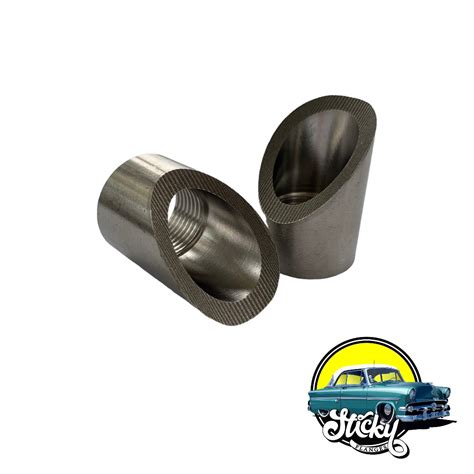 C02 Sensor Boss – Notched 45° | Sticky Flanges