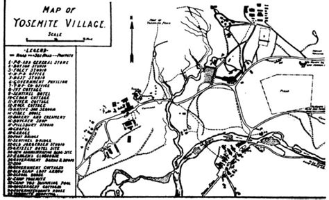 Yosemite Village Guide Map - Yosemite Village • mappery