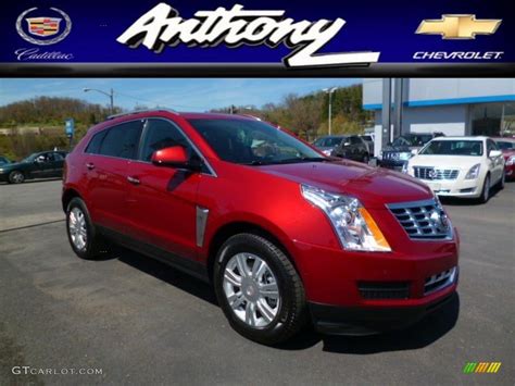 Crystal Red Tintcoat Cadillac Srx Luxury Awd Photo