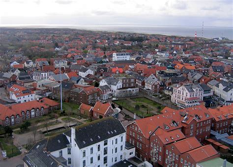 Free photo: borkum, sea, island, north sea, aerial view | Hippopx