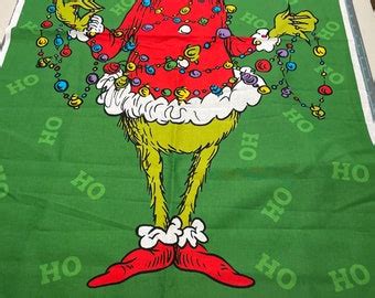 Grinch Fleece Fabric - Etsy