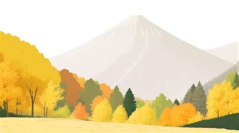 Premium Photo | A Drawing of Mountain Trees