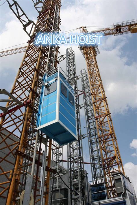 Anka Reliable Rack And Pinion Lift For Tower Crane Operator Passenger