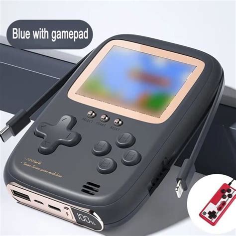 Console De Jeu Portable Psp Sony Bleu Avec Gamepad Mah