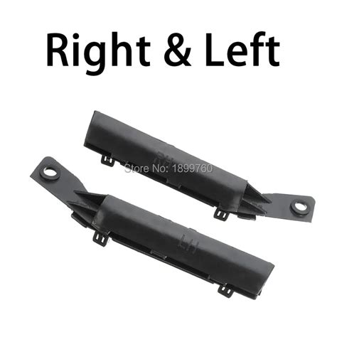 One Pair Bumper Bracket Front Left And Right Black For Nissan Tiida Versa 2007 2012 In Auto