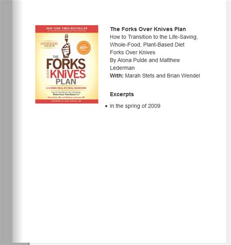 The Forks Over Knives Plan How To Transition To The Life Saving Whole