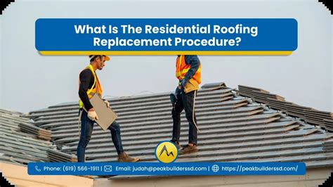 What Is The Residentialis The Residential Roofing Replacement In Castle Park Method Peak