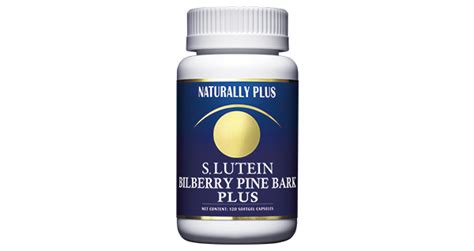 Overview S Lutein Bilberry Pine Bark Plus Products Naturally Plus