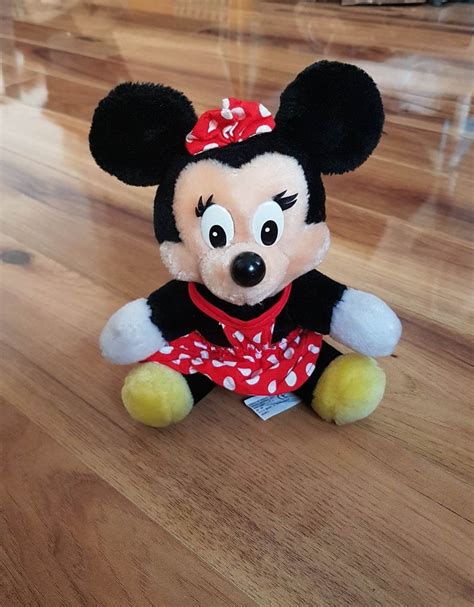 Euro Disney Minnie Mouse Soft Plush Toy Eurodisney Vintage Retro Etsy