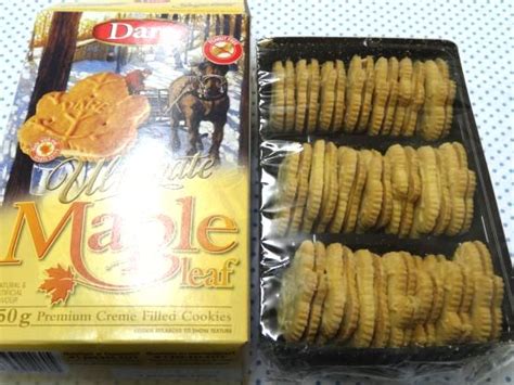 Dare Maple Leaf Syrup Cookies デア メイプルシロップ クッキー レビュー