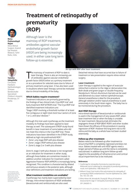 PDF Treatment Of Retinopathy Of Prematurity ROP