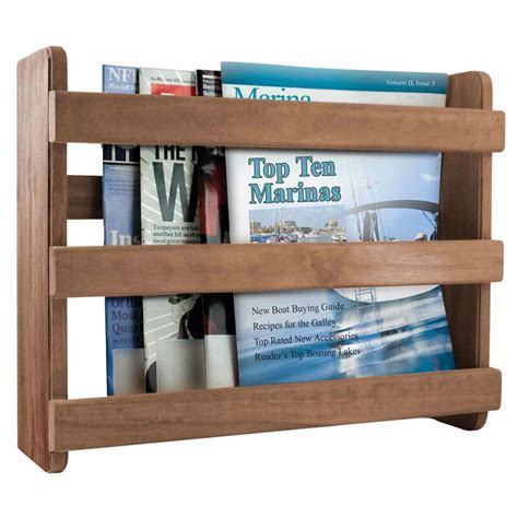 Seateak Teak Magazine Rack West Marine