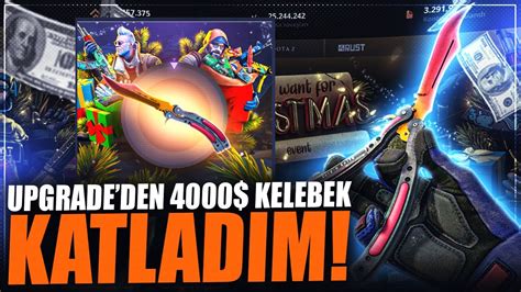 UPGRADE DEN 4000 DOLAR KELEBEK KATLADIM HELLCASE PROMO CODE YouTube