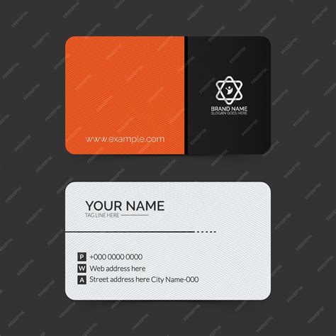 Premium Vector | Corporate business card layout