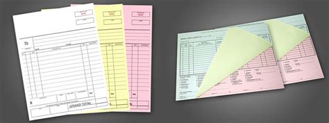 Print Carbon Less Copy NCR Forms 3 Part Invoice Printing In Canada