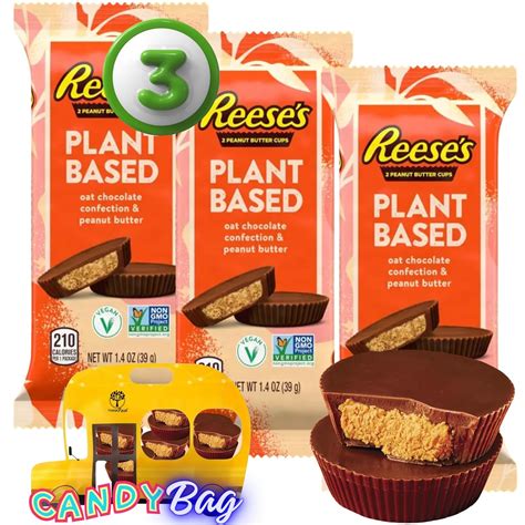 Amazon PACK 3 Plant Based Reese Oat Chocolate Peanut Butter