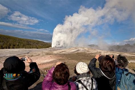 Moron Woman Falls Into Thermal Feature At Yellowstone National Park Closed Due To The