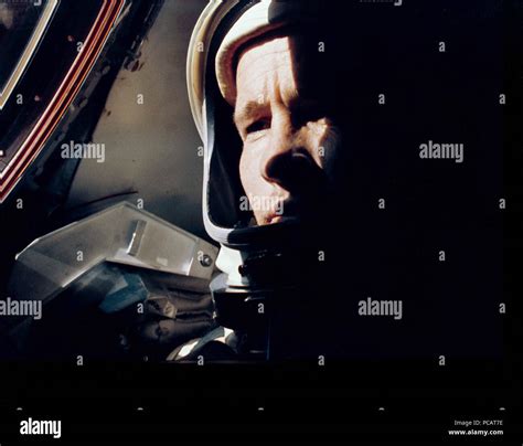 Astronaut Edward H White Ii Gemini Iv Pilot Is Photographed Onboard