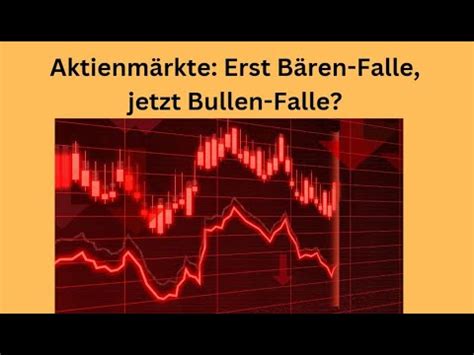 Aktienmärkte Erst Bären Falle jetzt Bullen Falle Videoausblick YouTube