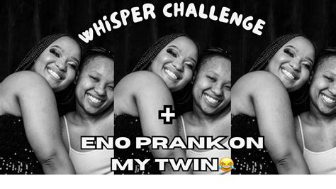 I’m Back🥳😭 Eno Prank On My Twin Sister🥳 Youtube