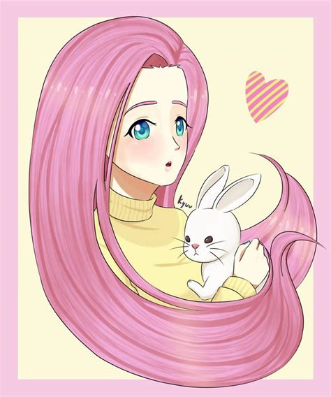 Fluttershy Fanart By Kyuu Chandesu On Deviantart