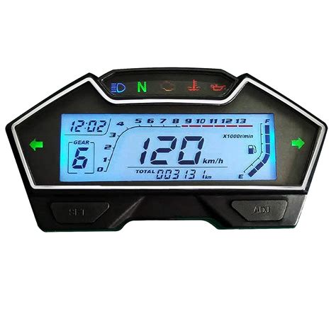 Samdo Samdo Universal Lcd Motorcycle Speedometer Odometer Rpm Speed