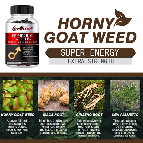 Epimedium 6850mg Horny Goat Weed Energy Endurance Testosterone