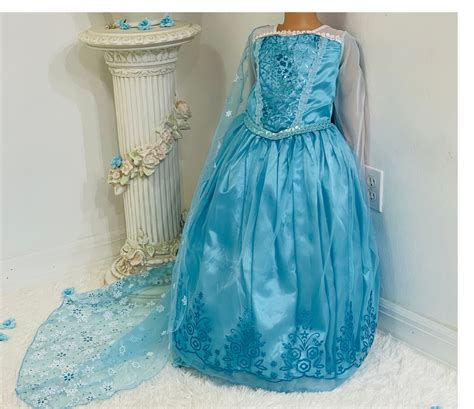 Frozen Elsa Princess Dress Costume Set, Birthday Party Dress for Girls ...