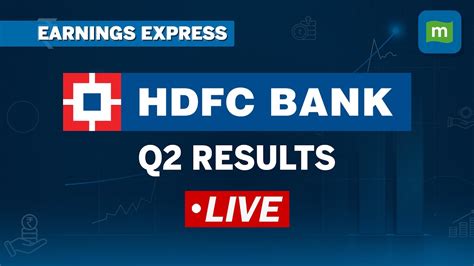 Live Hdfc Bank Q Earnings Net Profit Rises To Rs Crore