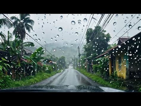 Super Heavy Rain And Lightning In My Village Overcoming Insomnia With