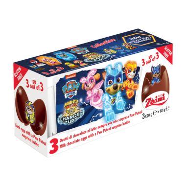 Buy Zaini Chocolate Eggs Paw Patrol Mighty Pups Tripack G Free