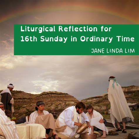 Liturgical Reflection For Th Sunday In Ordinary Time Church Of