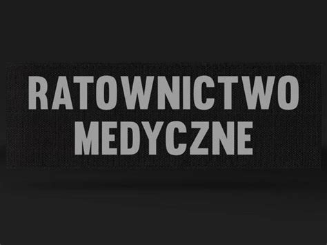 Ratownictwo Medyczne Emblemat Odblaskowy Odblaskowo Pl