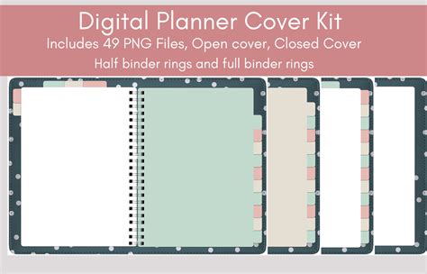 Planner Tabs With Back Cover Graphic By Perla Designs · Creative Fabrica