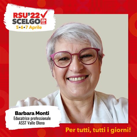 Rsu Mi Candido Con Fp Cgil Barbara Monti Educatrice