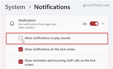 How To Turn Off App Notification Sounds On Windows Groovypost