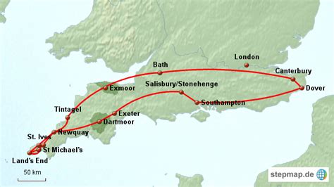 Stepmap S Dengland Landkarte F R Gro Britannien