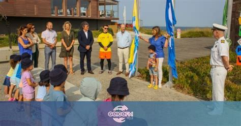 Bandeira Azul Da Europa Foi Hasteada Em Todas As Praias Mar Timas De