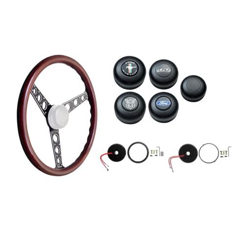 Gt Performance Mustang Steering Wheel Kit Pro Touring Autocross Ii Wood