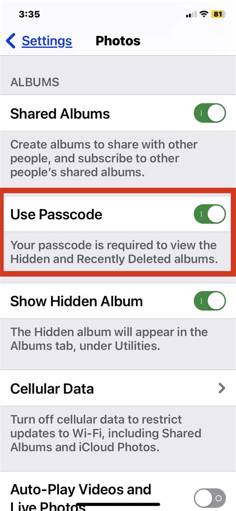 Come Proteggere Le Foto Private Con Passcode Face Id O Touch Id Su