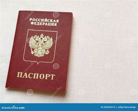 Passport Of A Citizen Of The Russian Federation International Passport