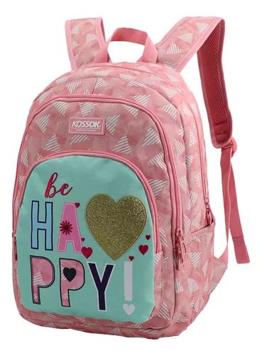 Mochila Kossok Love Escolar Reforzada Premium