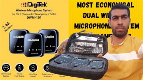 Digitek Wireless Microphone Review Dwm Dwm Unboxing Digital