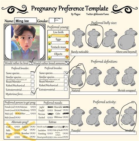 Ming Lee Pregnant Preferring Template By Hannahtimberfundodo On Deviantart