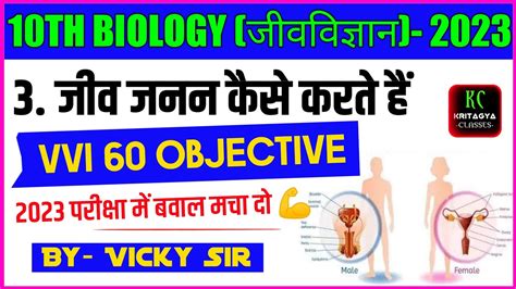 जीव जनन कैसे करते हैं Objective Jeev Janan Kaise Karte Hain Objective