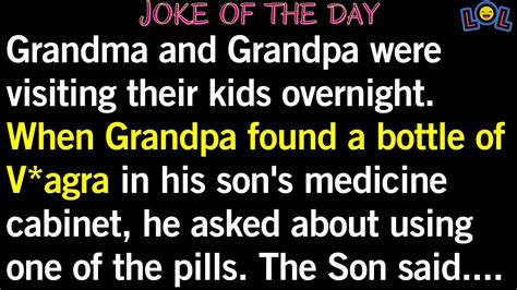 🤣best Jokes Grandma And Grandpa Were Visiting Their Kids Overnight